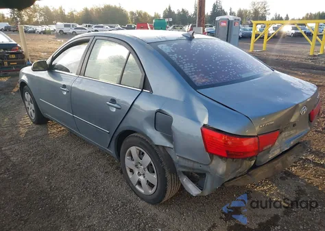 2009 Hyundai Sonata Gls из США, поврежденный, VIN 5NPET46C69H450743